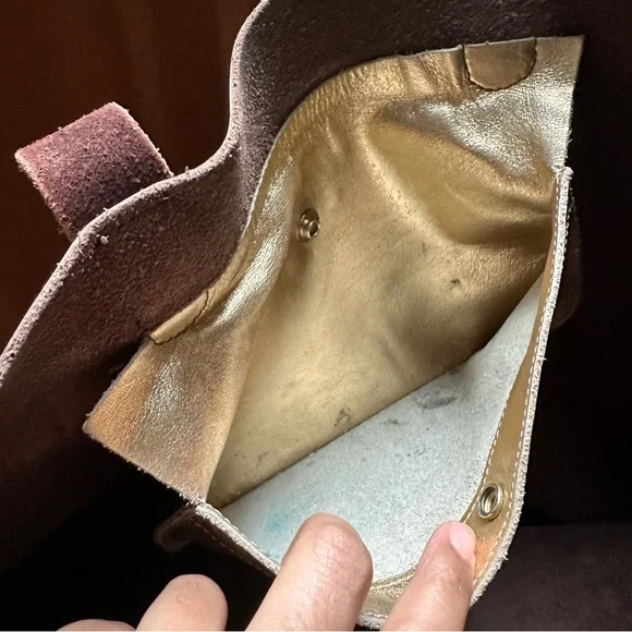 Basil Racuk amazing brown leather tote work bag laptop travel roomy unisex - Picture 13 of 14